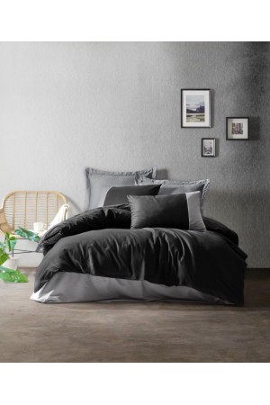 Tek Kişilik Nev Takımı Siyah Gri&hellip;