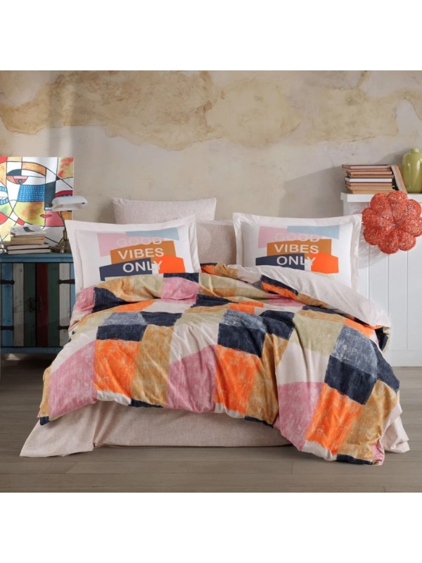 Çift Kişilik Poplin Nev Bermuda Oranj&hellip;