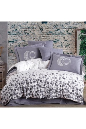 Çift Kişilik Poplin Nev Stars Gri&hellip;