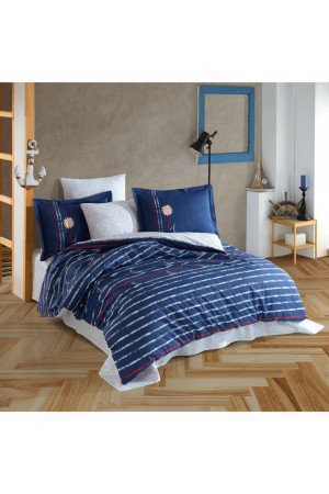 Çift Kişilik Poplin Nev Olimpia Lacivert&hellip;