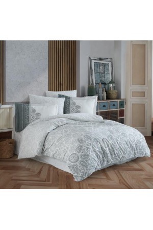 Çift Kişilik Poplin Nev Takımı İrene Gri&hellip;