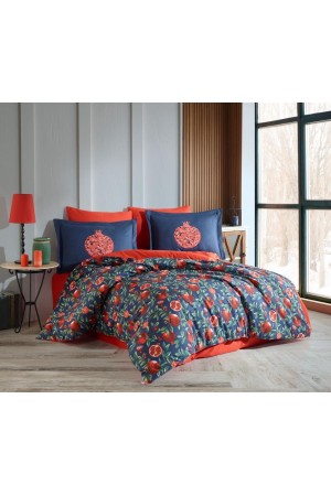 Çift Kişilik Poplin Nev Plenty Kırmızı&hellip;