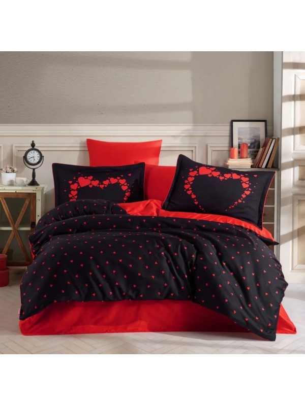 Çift Kişilik Saten Nev Amore Siyah&hellip;