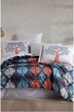 Çift Kişilik Saten Nev Ruth Lacivert&hellip;