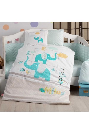 Pretty Turkuaz Poplin Bebek Nev Takımı&hellip;