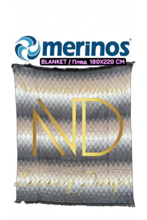 Merinos Echo Çift Kişilik Battaniye&hellip;