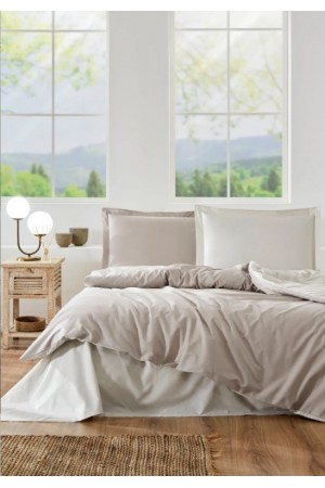 Özdilek Çift Kişilik Ranforce Nev Takımı Colourist  Kum Beji Vanilya&hellip;