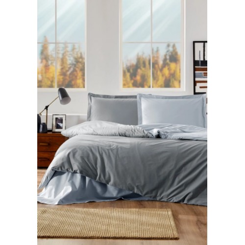 Özdilek Çift Kişilik Ranforce Nev Takımı Colourist Buz Gri