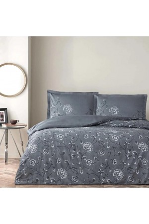 Çift Kişilik Saten Nev Takımı Violetta Antrasit&hellip;