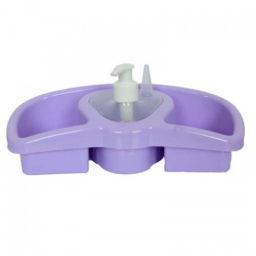 Plastik Bulaşık Seti Sabunluk Karışık Renk Kutulu ZP-218 Plastik Bulaşık Seti Sabunluk Karışık Renk Kutulu ZP-218