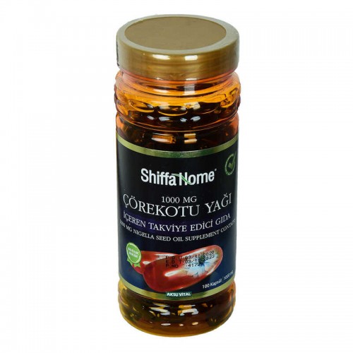 Shiffa Home Çörek Otu Yağı Soğuk Pres 1000 Mg x 100