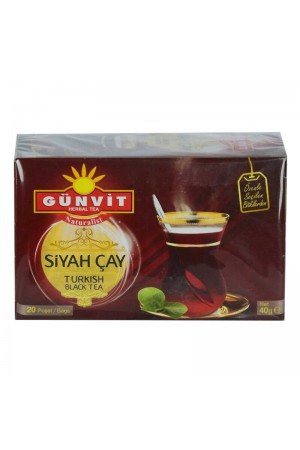 Siyah Çay 2 Gr X 20 Süzen Poşet 40 Gr&hellip;