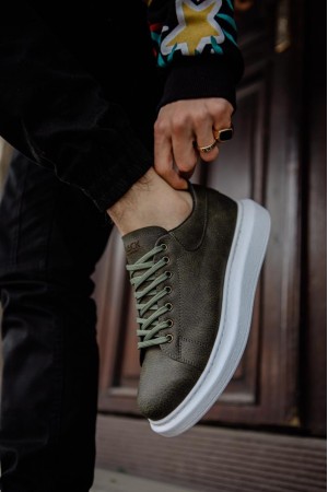 Yüksek Taban Günlük Ayakkabı  Haki&hellip;