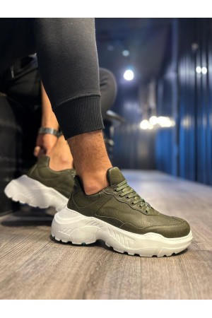 Yüksek Taban Günlük Ayakkabı N Haki&hellip;