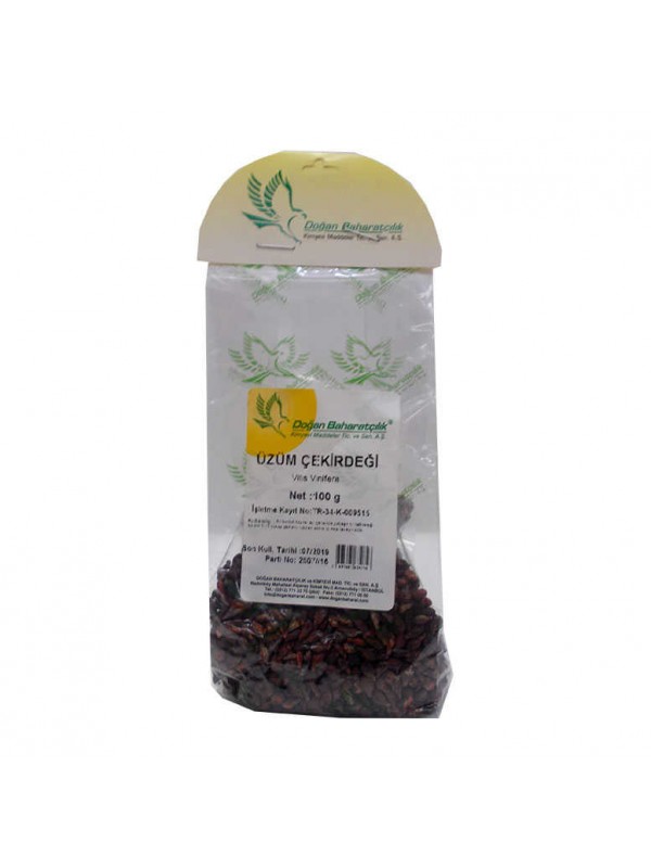 Üzüm Çekirdeği Tane Doğal 100 Gr Paket&hellip;