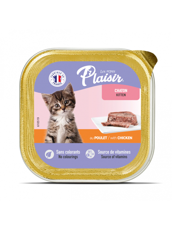Plaisir Tavuk Etli Pate Yavru Kedi Yaş sı 100 Gr… Plaisir Tavuk Etli Pate Yavru Kedi Yaş sı 100 Gr…