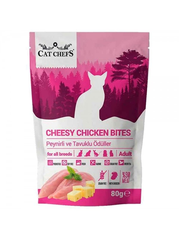 Cat Chefs Peynirli ve Tavuklu Tahılsız Kedi Ödülü 80 Gr&hellip;