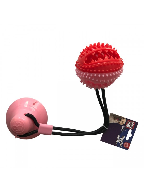 Yapışkanlı Ödül Hazneli Köpek Oyuncağı 7x9x54 Cm Pembe&hellip;