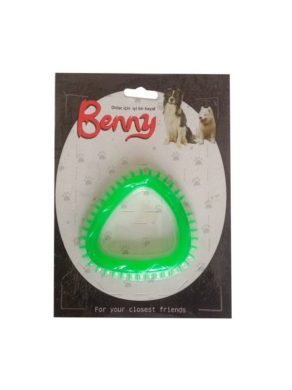 Benny Köpek Oyuncağı Üçgen 8 x 8.5 cm Yeşil&hellip;