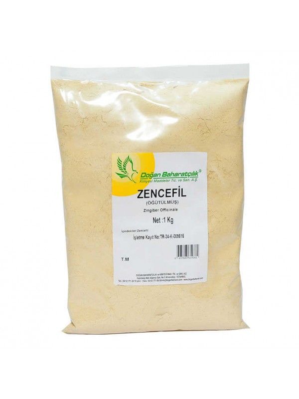 Zencefil Kökü Öğütülmüş Doğal 1000 Gr Paket&hellip;