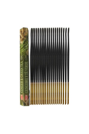 Zencefil Yeşil Çay Kokulu 20 Çubuk Tütsü - Ginger Green Tea… Zencefil Yeşil Çay Kokulu 20 Çubuk Tütsü - Ginger Green Tea…