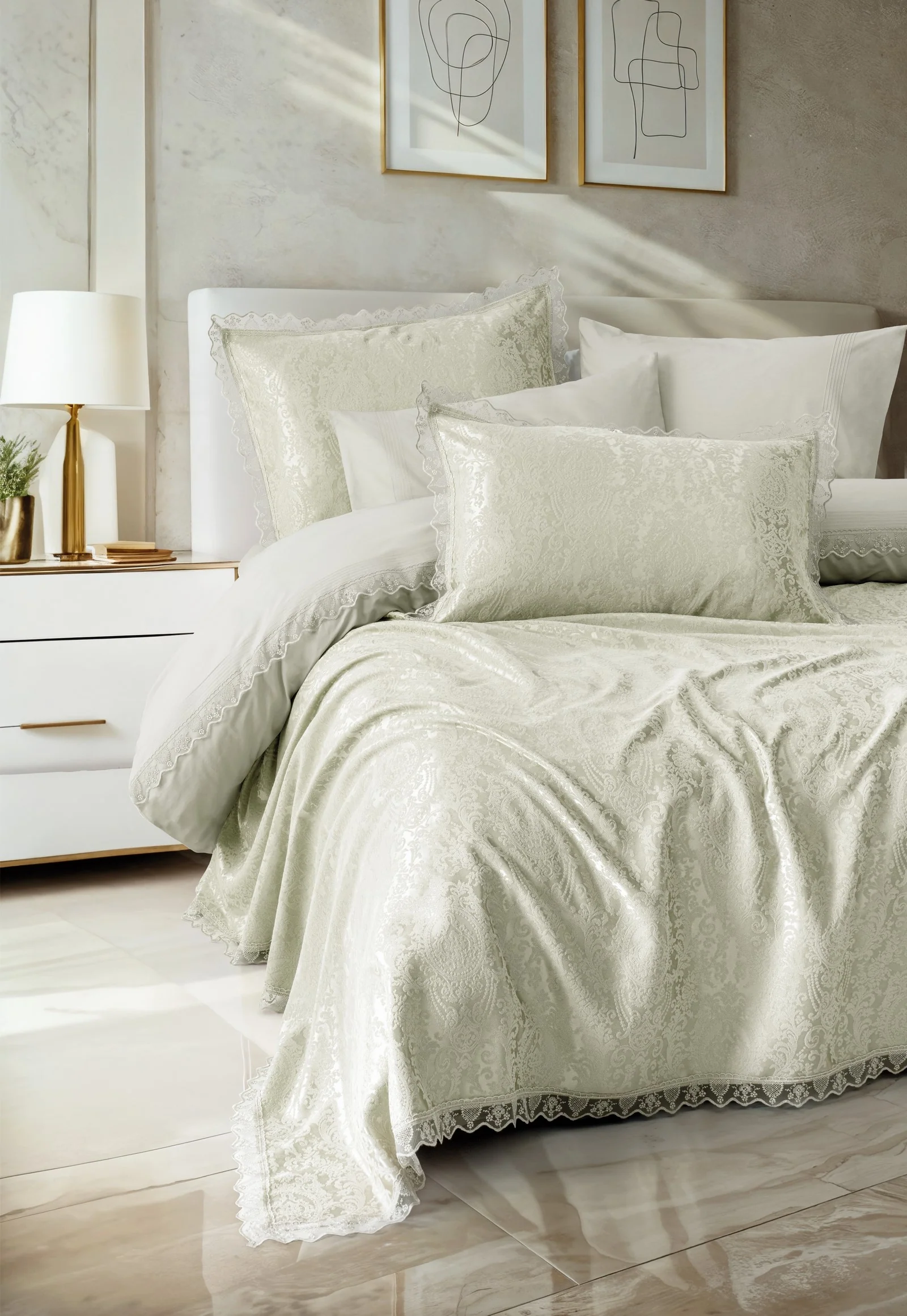 Chi Chi Çift Kişilik Pikeli Nev Takımı Velora Adaçayı&hellip;