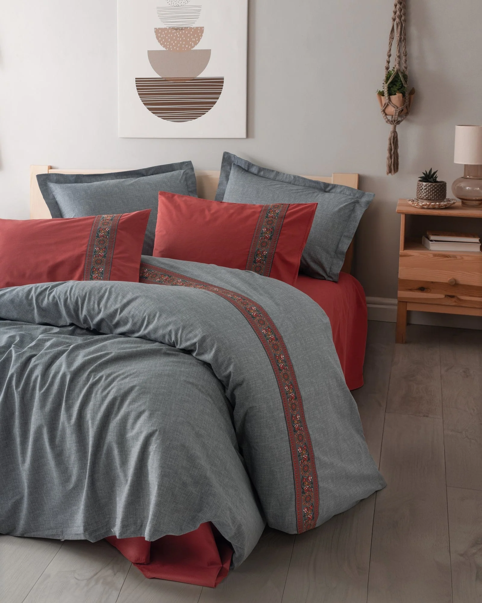 Çift Kişilik Nev Takımı Felina Bordo&hellip;